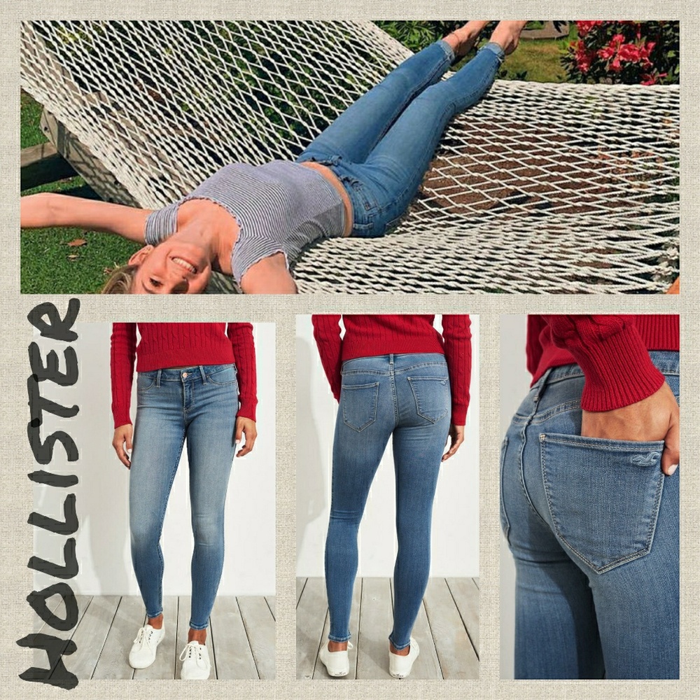 Hollister Stretch Low-Rise Jean Leggings - Picture 1 of 5